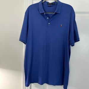 Polo Ralph Lauren Blue Label Short Sleeve Polo Top/Medium Blue